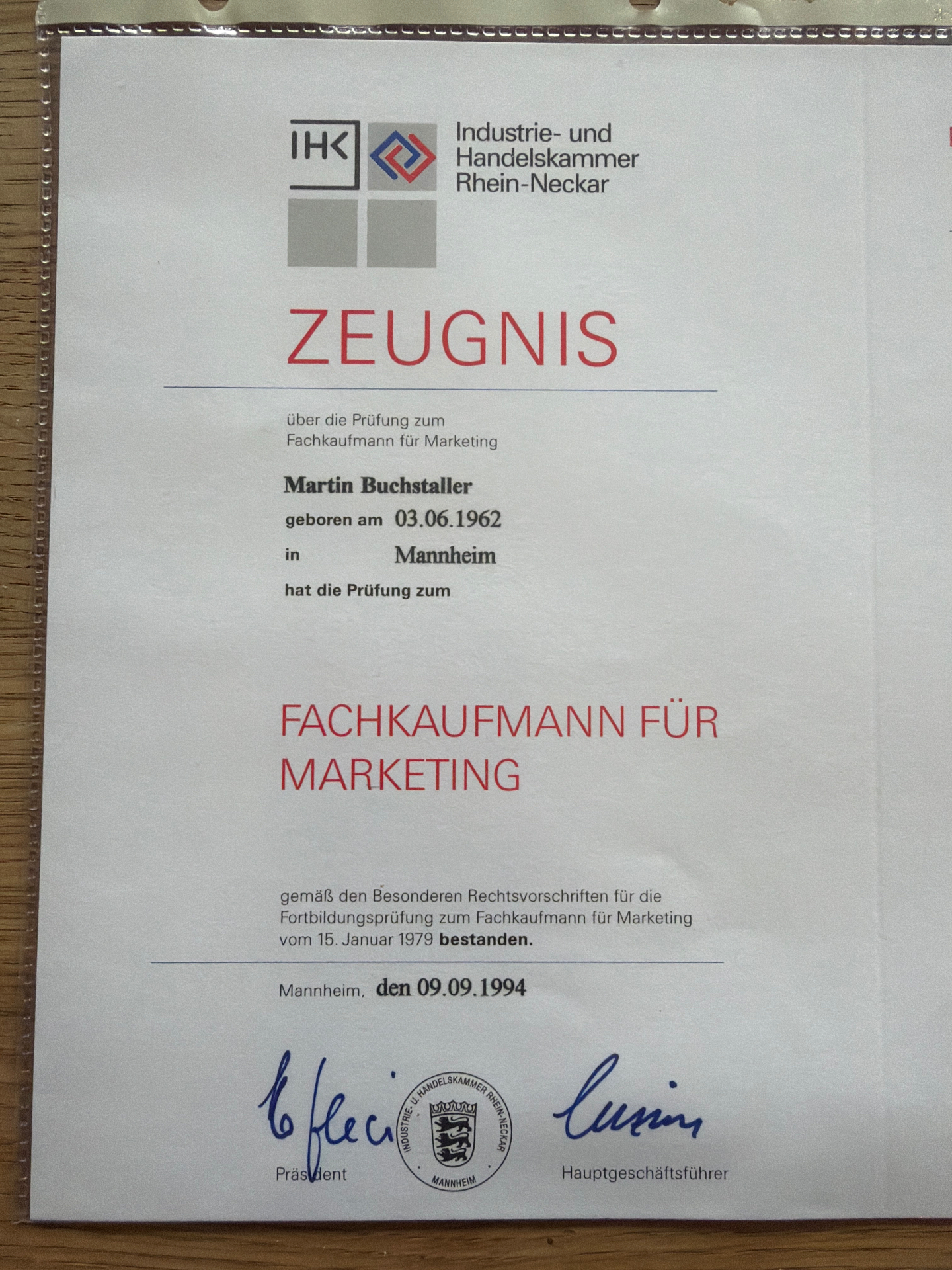 Fachkaufmann Marketing (IHK) — Industrie- und Handelskammer